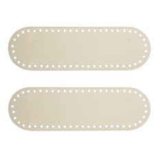 BrandYarn 橢圓形包底 2號, 香草色, 2個