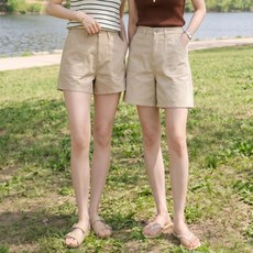andstyle 女款短版涼感萊賽爾四分百慕達短褲 265174