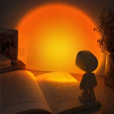 HOLIHEYO 선셋 우주인 무드등, 노을