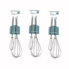 Star 迷你手動打蛋器 2款 x 3入, 混合顏色, 1套