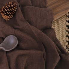 이홈베이킹 빈티지 감성 스카프 키친크로스 4566, 커피색, 커피색, 1개