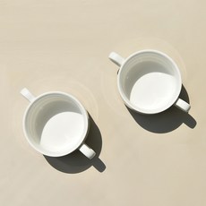 PRELUDE 新骨瓷圓形湯碗, 白色, 2個