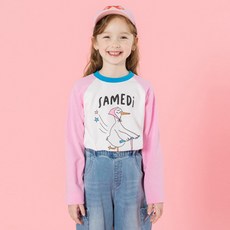 ILoveJ 兒童Ssandi配色單面T恤