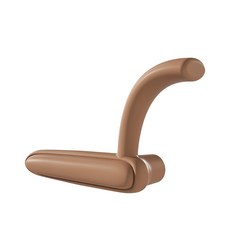 DM 柔軟現代門把保護套 右側, 棕色