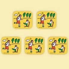 ZERO PER ZERO 插畫冰箱磁鐵 5入, 事物事物