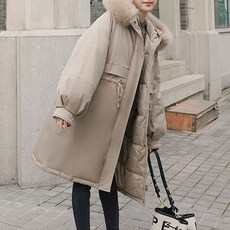 루나글램 임산부 플러스 벨벳 야상 패딩 qqi36