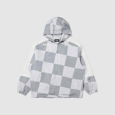 FIFA 男款 1904 棋盤格連帽運動外套 FF23WT02U