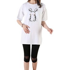 長版短袖哺乳上衣