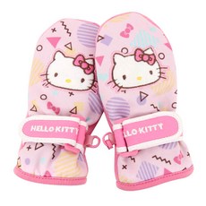 Hello Kitty高領連指手套幾何圖形 40010
