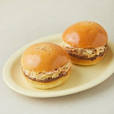 프레시오늘 신선냉장 오리지널 군대리아 버거 2개입, 480g, 1개