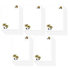 韓國的花書法無字明信片, 100個, 秋天的黃菊花