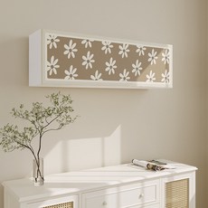 G&Y 柔和花朵彈性冷氣機罩 方形壁掛式, Type1