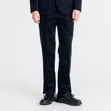 Kinloch 男士Moleskin磨毛修身西裝褲