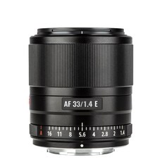 빌트록스 소니 E MOUNT LARGE APERTURE HUMANISTIC 렌즈 F1.4 STM AF, VIL_33mm_E
