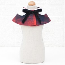 寵物變身我們可愛蝴蝶結圍巾領巾 M, 紅色的, 1個