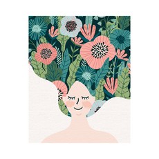 Play about 想像的花園 DIY 數字油畫 40 x 50 cm 套組, 混合色, 1個