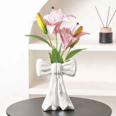 Souplace 蝴蝶結室內裝飾陶瓷擺件 S261-0026T2W, TYPE2 白色