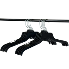 livingovoje 防滑纖薄旋轉衣架, 50個, 黑色