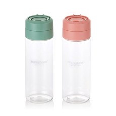 HAMPTONS 圓柄水瓶 PNP-3610 600ml 2入組, 綠色+粉色