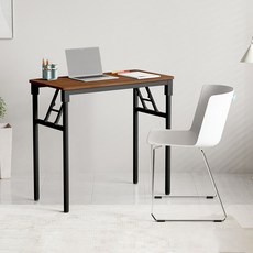 가구느낌 영접이식 책상, 월넛블랙