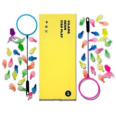VILANG 金魚洗澡玩具 44隻 + 2個撈網組, 1組, 隨機出貨