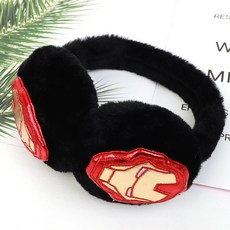 漫威鋼鐵人折疊式絨毛防寒耳罩