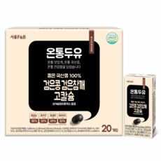 首爾F&B黑豆黑芝麻高鈣, 190ml, 20入