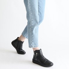 보가 데블로 여성 가죽 앵클부츠 3cm 21fw702