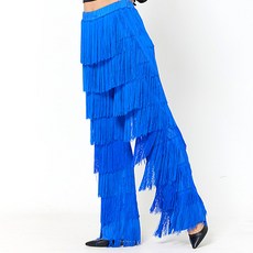 dancedome 流蘇長褲 LDP20000, 藍色