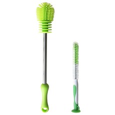 奶瓶刷2件組, 綠色, 1組
