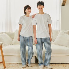 JJiniya 鄉村風格格紋九分睡褲 AP9-903