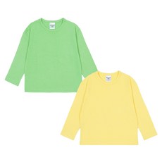 Rainbow Kids 兒童棉質圓領長袖T恤2件組