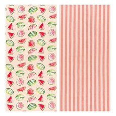 NOW 純棉茶巾擦拭布 71cm, 2個, 西瓜