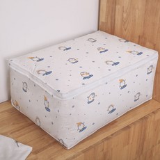 마켓에이 하이퀄리티 곰팡이 방지 이불 정리함 L, 펭귄, 1개