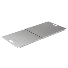 Bloom Home 不鏽鋼水槽置放輔助砧板, 銀色, 1個