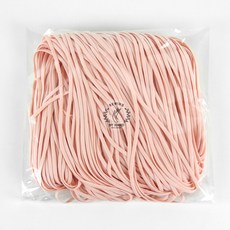 Sewing by hand 彩色鬆緊帶口罩繩 90m, 05 嬰兒粉, 1個