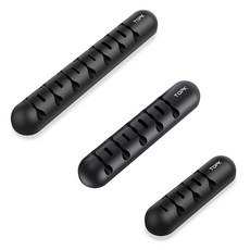 TOPK 智慧型手機 USB 線材整理固定夾 S + M + L 套組, 1套