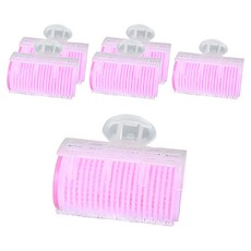 Nilo 大型髮捲 6入 + 髮夾 6入 組, 1套, 粉色的