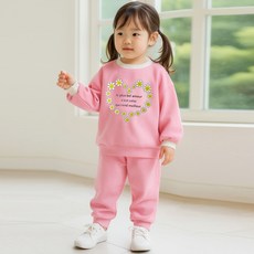 KIDSCOMO 兒童 Baby Love 上下衣套裝