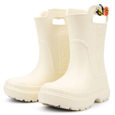 奧斯陸N59 兒童防滑雨靴 + 6件組配件 象牙白 180