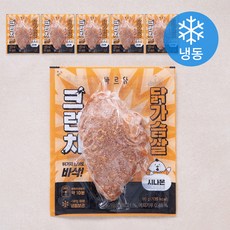 바르닭 크런치 닭가슴살 시나몬맛 (냉동), 90g, 1개입, 6개