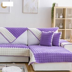 方格絎縫沙發墊