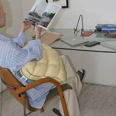 HOME LAB 鳳梨雲朵麵包室內裝飾沙發抱枕, 黃色