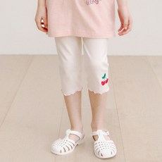 andiapple 女童時尚感七分波浪內搭褲