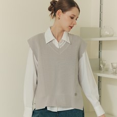 ZERO STREET 女款Logo掛飾背心