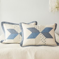 La Pomme Rive 絎縫枕頭套 2入