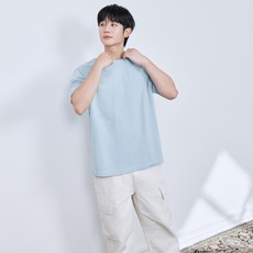 MIND BRIDGE 男性涼感棉質半寬鬆版T恤 MYTS3120