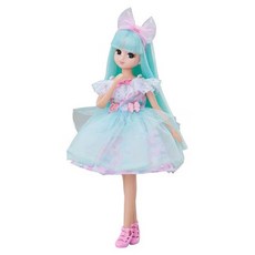 TAKARA TOMY Licca 莉卡娃娃 粉彩冰淇淋變髮娃娃 LA90312, 混和顏色, 1個