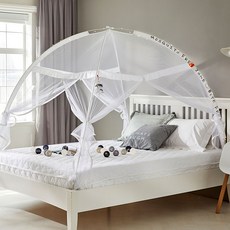 dio company 高級三門式快速開合蚊帳 1~2人適用 T-2, 蚊帳白