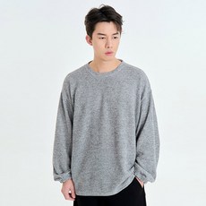 Cramp 男款大尺碼俱樂部CRAMP寬鬆針織圓領
